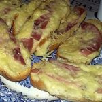 Pain perdu au Jambon et au Fromage