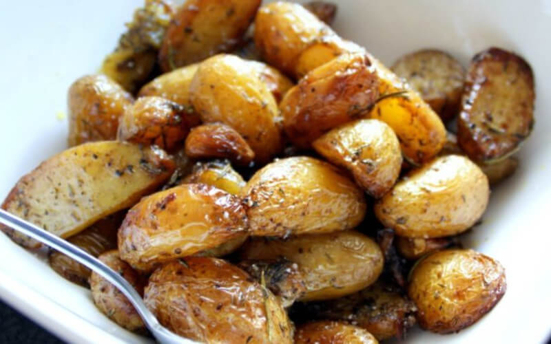 Pommes de terre confites - Recette