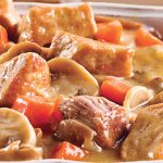 Ragoût de veau aux champignons et carottes