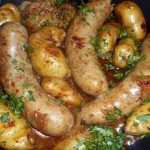 Saucisses campagnardes et ses rates en cocotte
