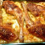 Gratin de cuisses de poulet aux pommes de terre