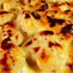 Chou-fleur gratiné au fromage et béchamel