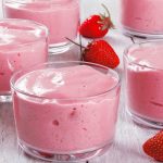 Crème de fraise, riche en protéines sans sucre ajouté