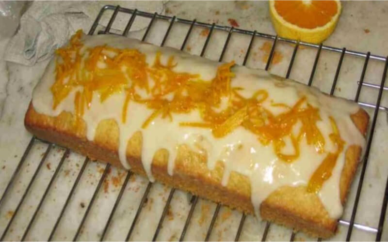 Gâteau à l'orange et au caramel sans oeufs