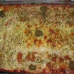 Gratin au jambon, au fromage et aux olives