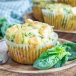 Muffins aux épinards et au fromage