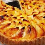 Tarte aux pommes et crème pâtissière