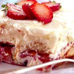 Tiramisu aux fraises et à l'orange