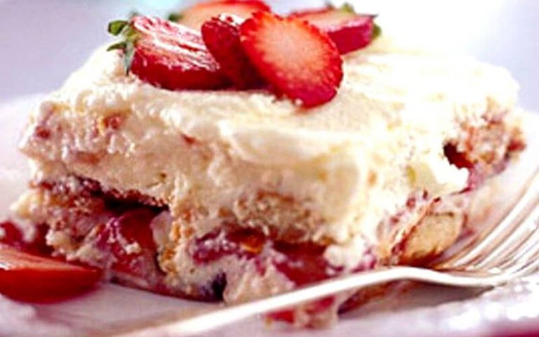 Tiramisu aux fraises et à l’orange