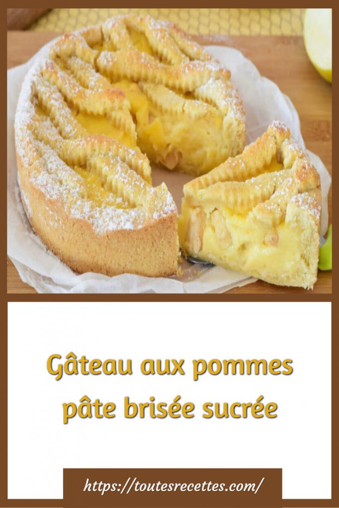 Pâte brisée sucrée, Recette