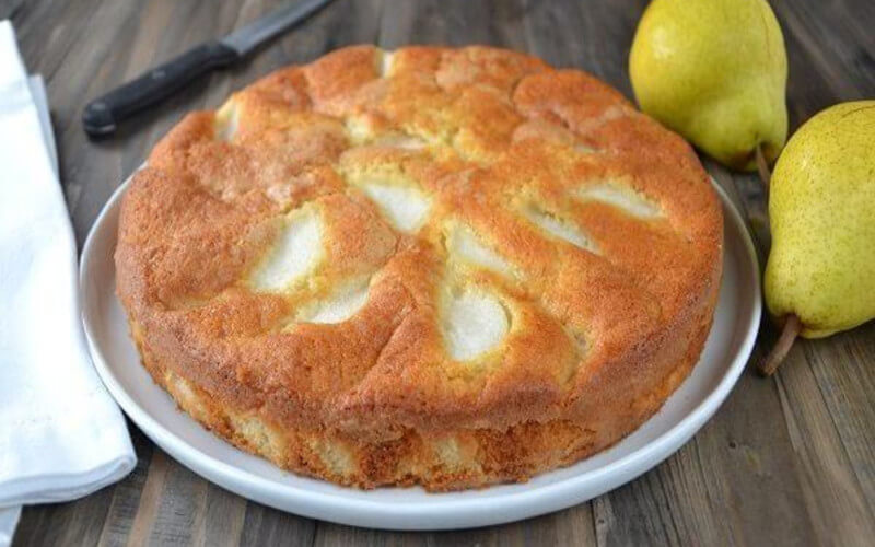 Gâteau moelleux aux poires facile à préparer