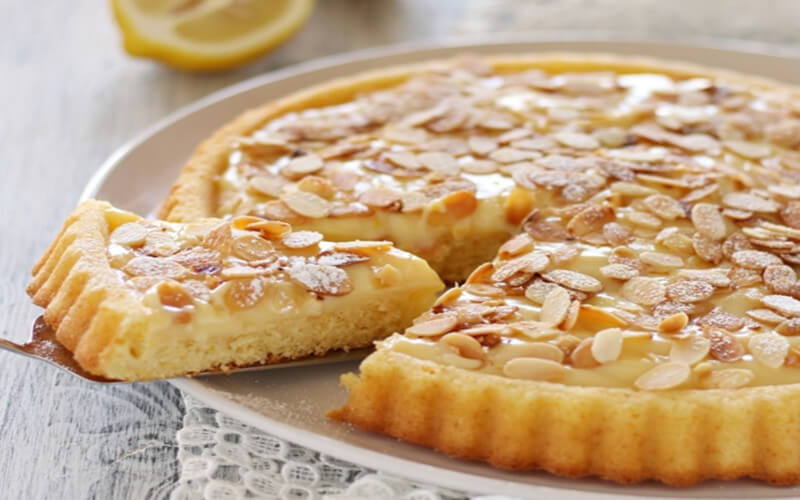 Tarte au citron et crème d'amande facile à réaliser