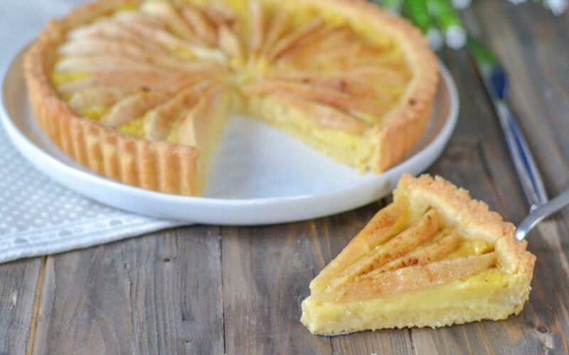 Tarte aux poires dessert de grand-mère