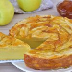 Tarte aux pommes crémeuse et fondante