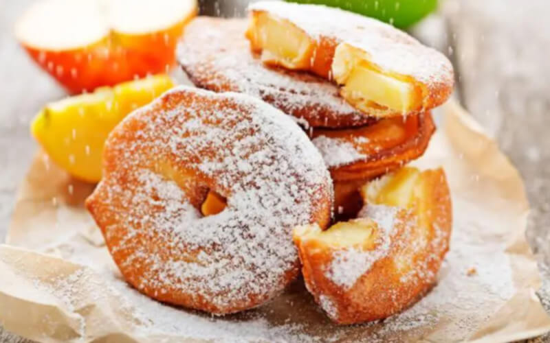 Beignets aux pommes à la cannelle de grand-mère