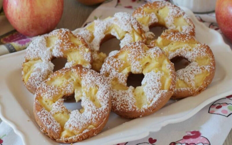 Beignets aux pommes sans beurre