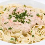 Fettuccine au saumon et au citron un vrai régal