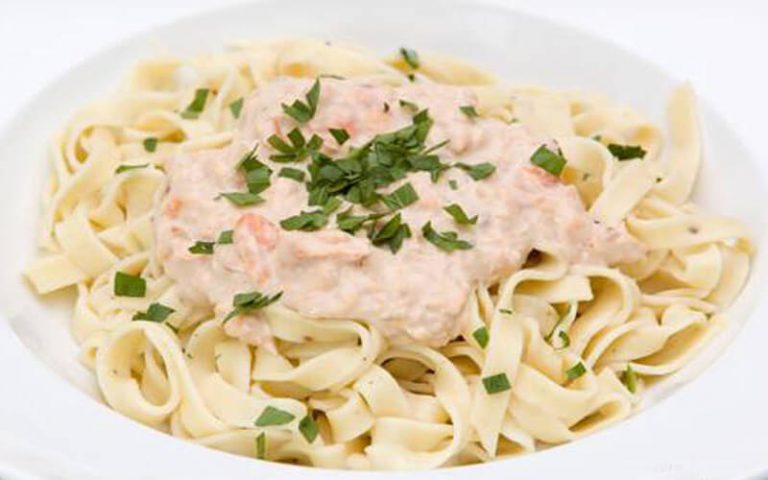 Fettuccine au saumon et au citron un vrai régal