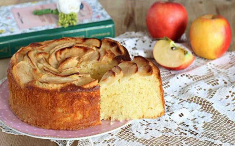 Gâteau aux pommes et au yaourt économique