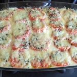 Gratin aux aubergines, tomates et mozzarella