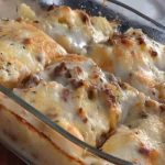 Gratin de pommes de terre à la viande haché