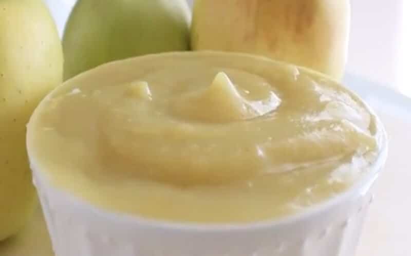 Purée de pomme naturelle, prête en quelques minutes