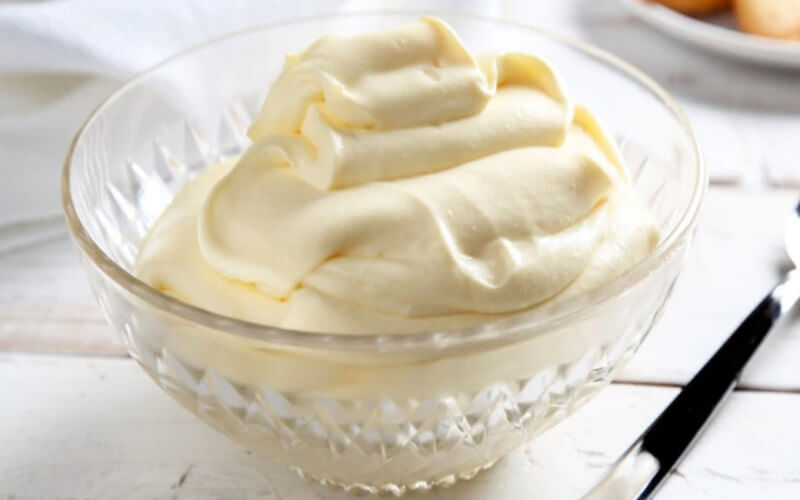 Recette Crème au mascarpone