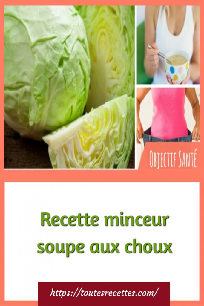 Soupe Minceur aux choux - Juvaligne