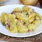 Salade de pomme de terre allemande, ou Kartoffelsalat