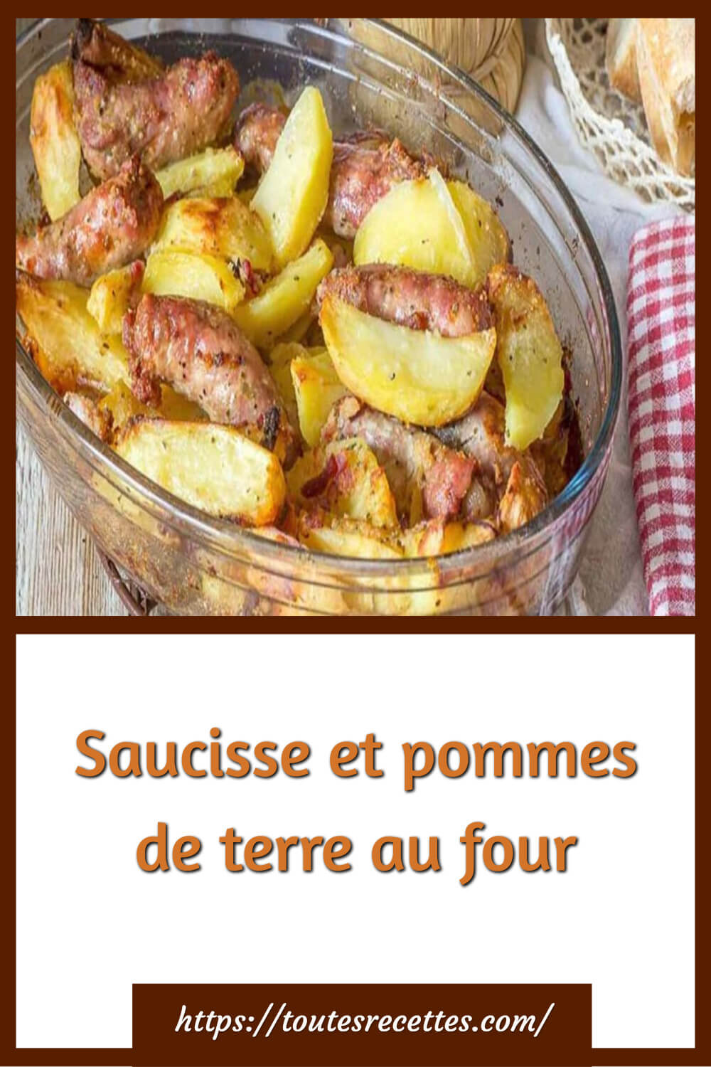 Saucisse et pommes de terre au four – Toutes Recettes