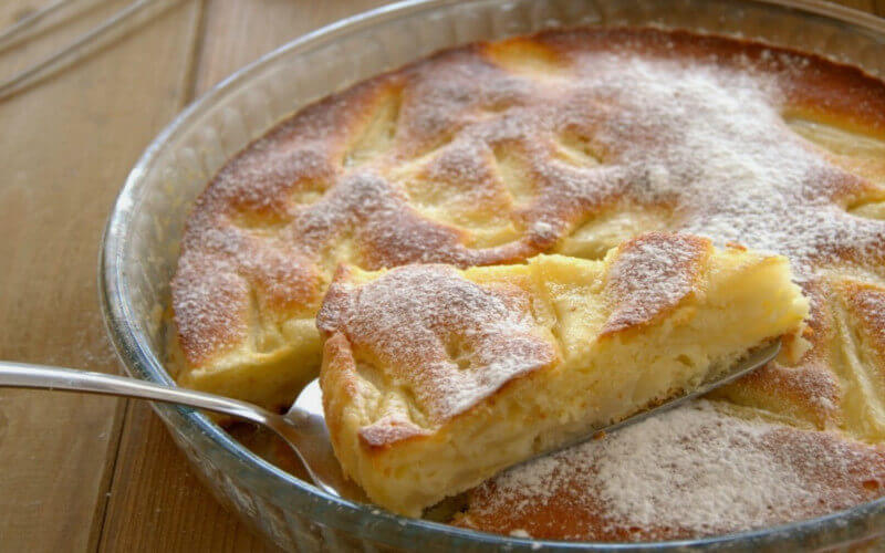 Tarte aux poires moelleuse