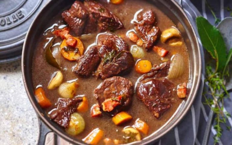 bœuf bourguignon: l’astuce pour viande très tendre