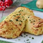 Bûche salée de pommes de terre au jambon cuit et mozzarella