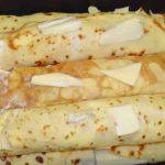 Crêpes au jambon blanc et au fromage fait maison