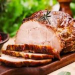 Rôti de porc au lait pour repas de noël