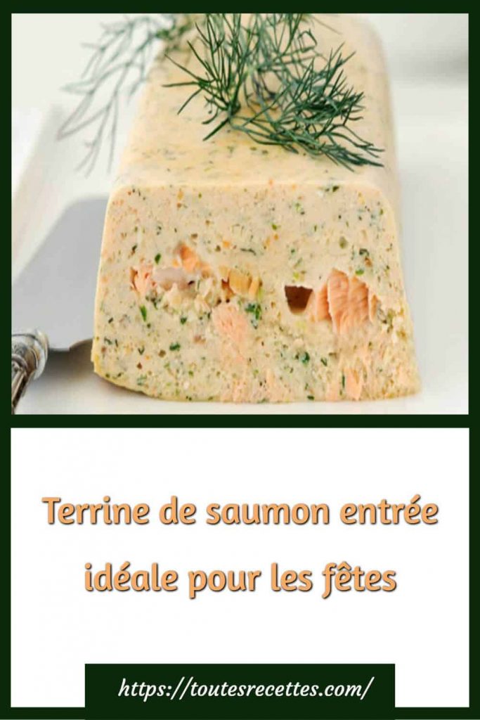 Comment préparer la terrine de saumon