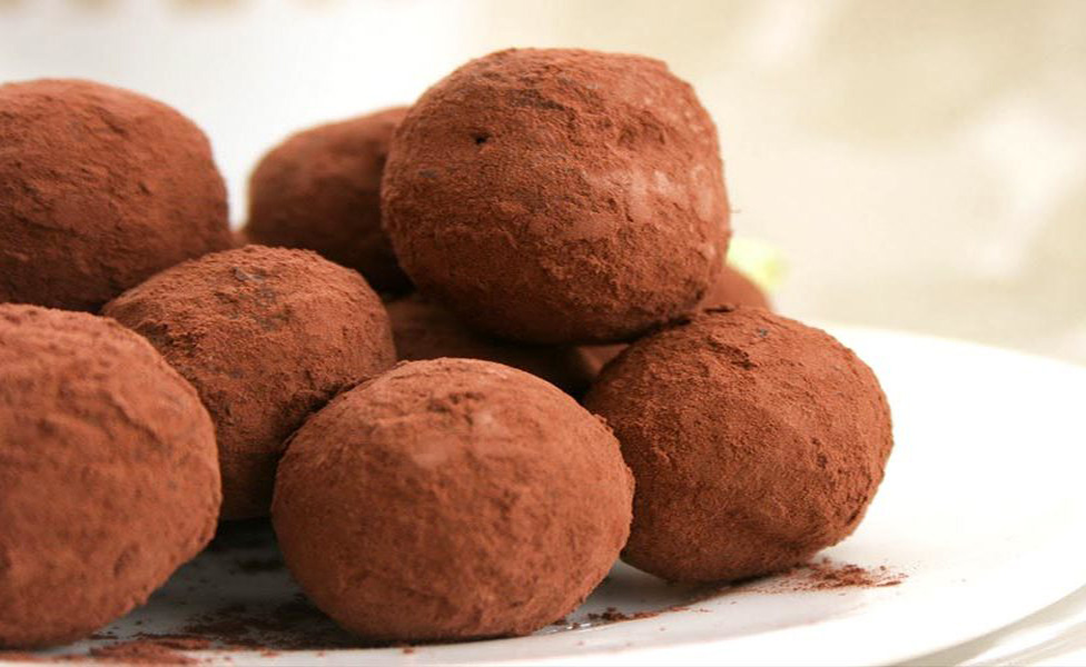 Truffes chocolat noir et caramel au beurre salé