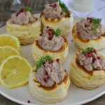 Vol-au-vent farcis au thon et au fromage à la crème