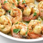 Crevettes à l'ail et citron préparées en 5 minutes