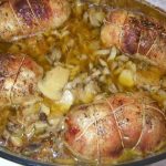 Cuisses de poulet farcies aux champignons