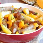 Poêlée de citrouille et saucisse au romarin