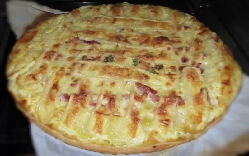 Quiche au reblochon façon tartiflette