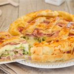 Tarte salée aux courgettes jambon et mozzarella