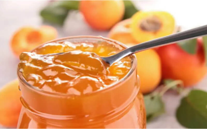 Confiture d'abricots sans sucre fait maison