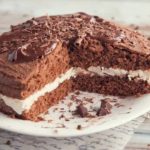 Gâteau au chocolat et à la crème