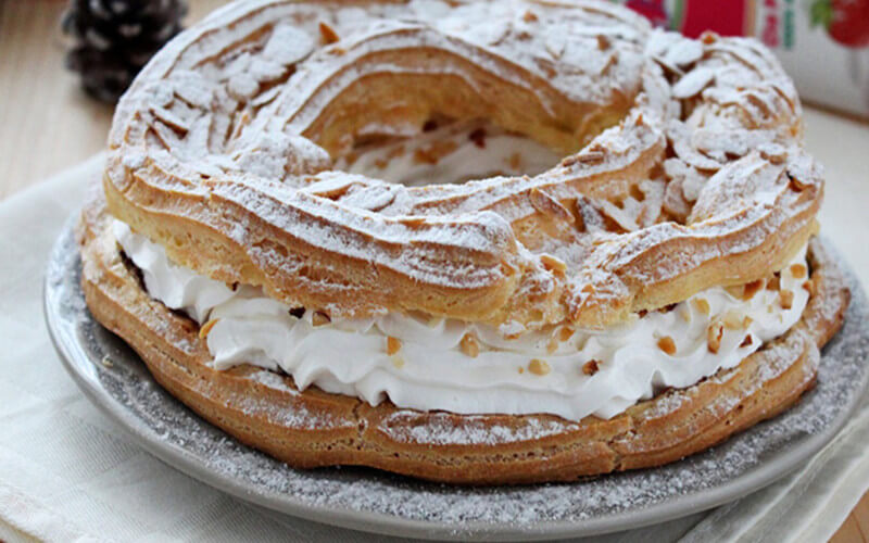 Paris-brest à la crème pâtissière sans gluten