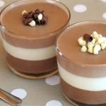 Mousse aux trois chocolats en verrines