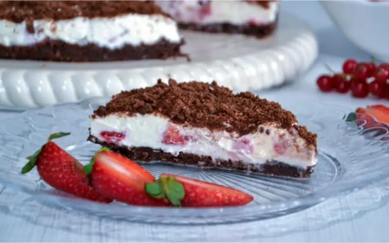 Gâteau aux fraises et au fromage sans cuisson
