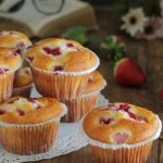 Muffins aux fraises et ricotta moelleux