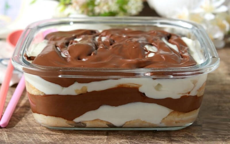 Tiramisu au Nutella et mascarpone en 5 minutes